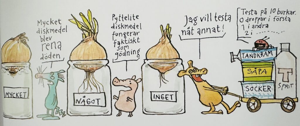 Insidesbild ur boken: Året runt med Pettson och Findus