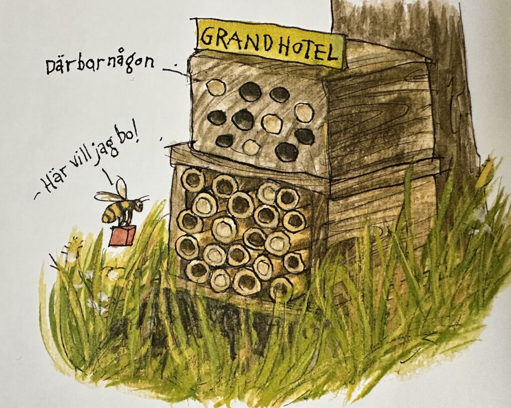 Insidesbild ur boken: Året runt med Pettson och Findus