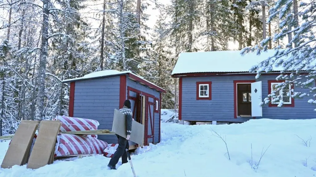 Insidesbild ur boken: Jag bygger off grind