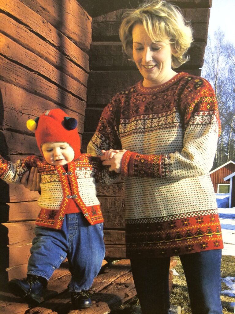 Insidesbild ur boken: Färg och flärd