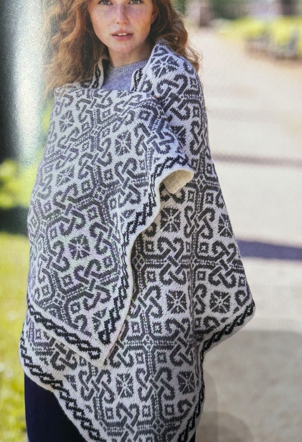 Insidesbild ur boken: Stickning från Lettland