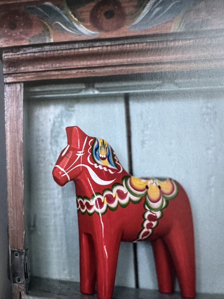 Insidesbild ur boken: The Dala horse