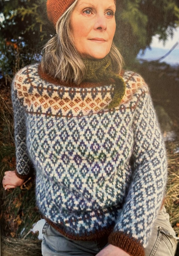 Insidesbilder ur boken: Norska koftor