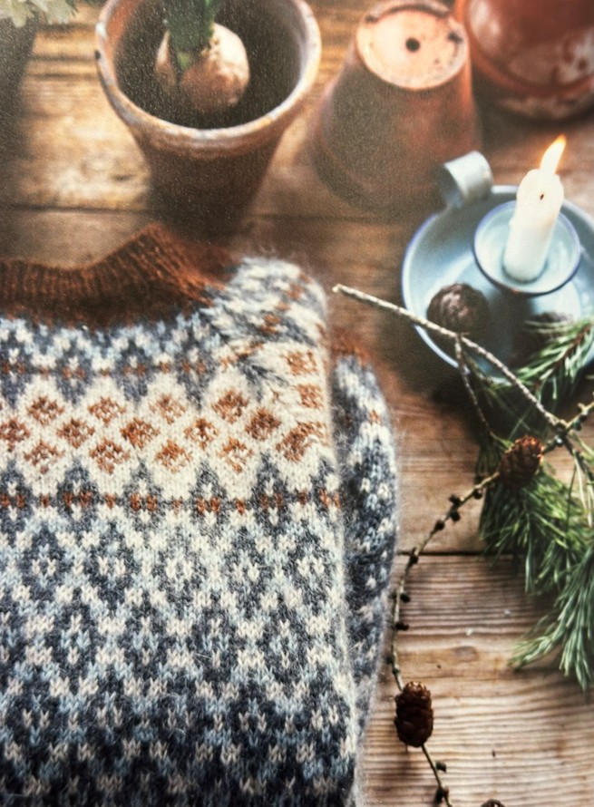 Insidesbilder ur boken: Norska koftor