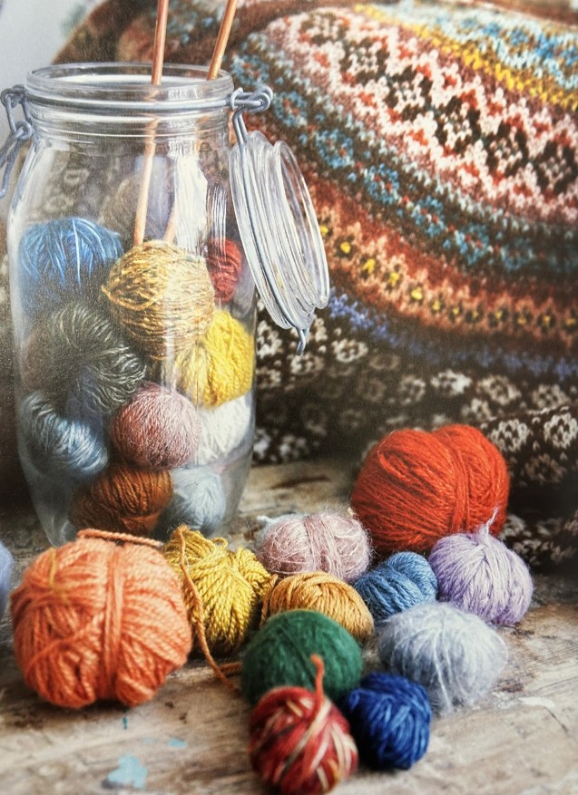 Insidesbilder ur boken: Norska koftor