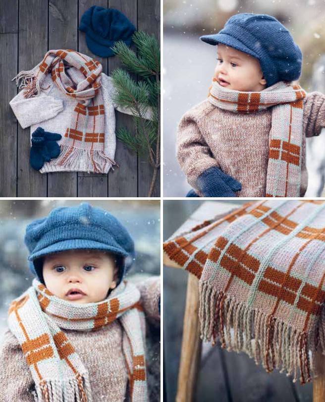 Insidesbild ur boken: Stickat från Astrid Lindgrens sagovärld