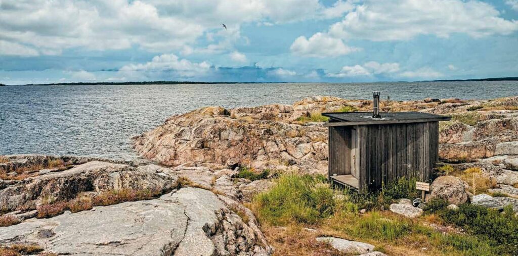 Insidesbild ur boken: Bygga bastu