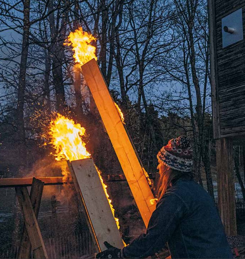 Insidesbild ur boken: Bygga bastu