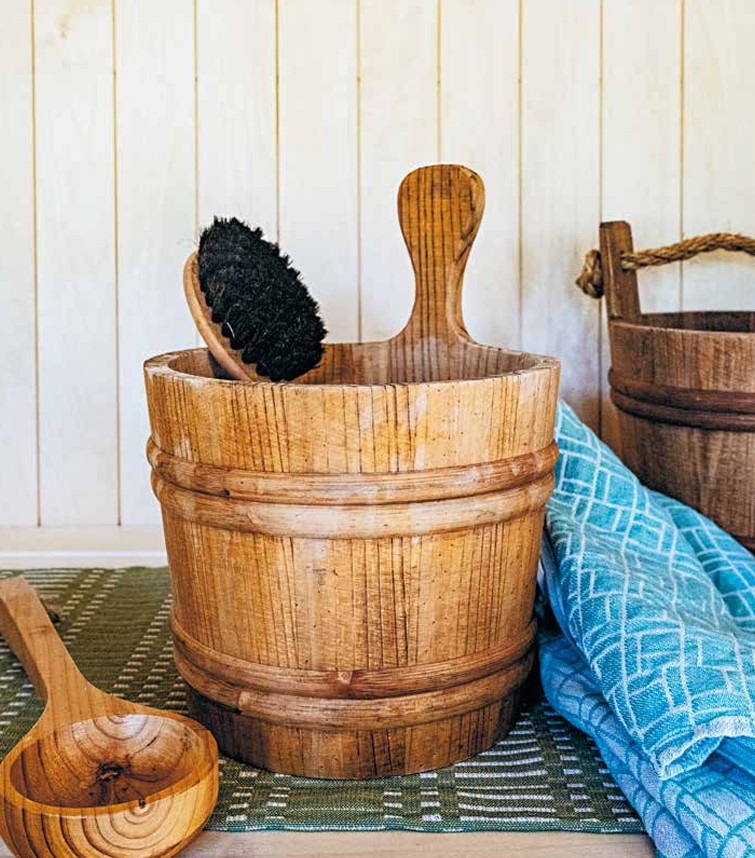 Insidesbild ur boken: Bygga bastu