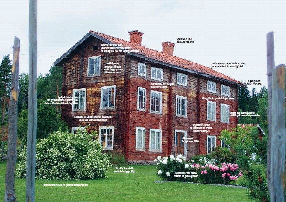 Insidesbild ur boken: Stora boken om byggnadsvård