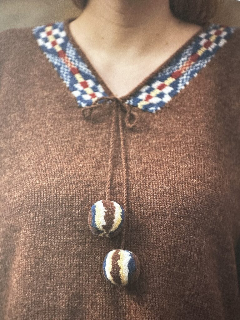 Insidesbilder ur boken: Mer fair isle-stickning