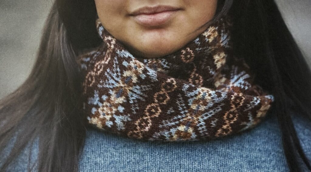 Insidesbilder ur boken: Mer fair isle-stickning