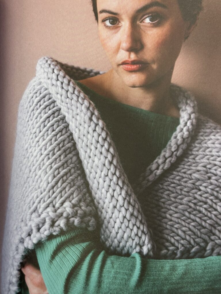 Insidesbild ur boken: Sticka sjalar