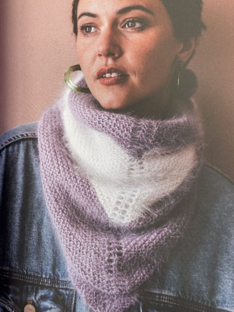 Insidesbild ur boken: Sticka sjalar