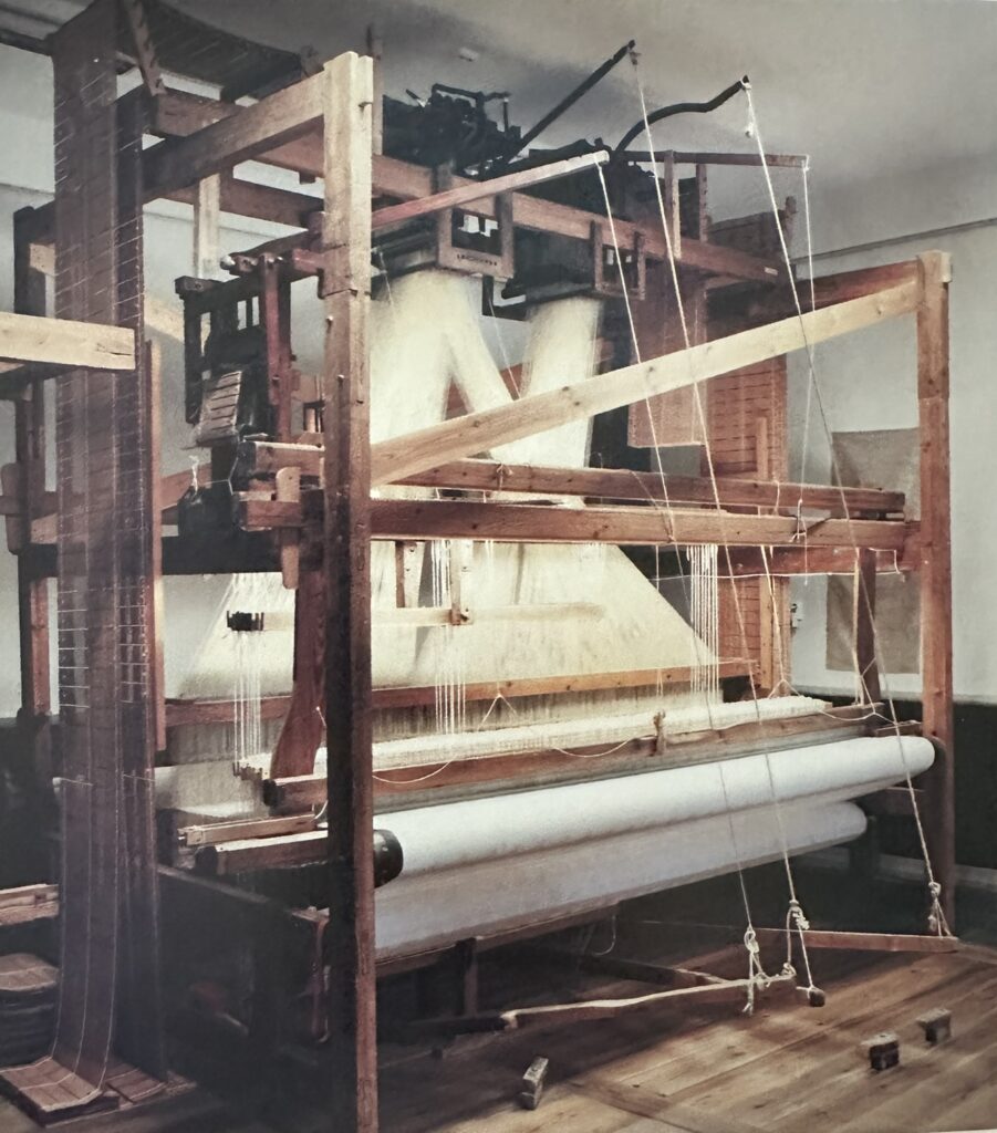 Insidesbild ur boken: Den dansande Damastvävaren