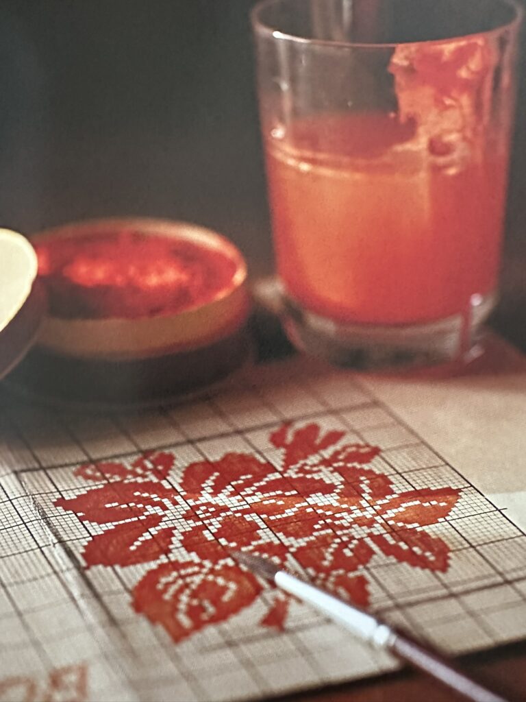 Insidesbild ur boken: Den dansande Damastvävaren