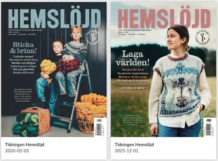 Tidningen Hemslöjd
