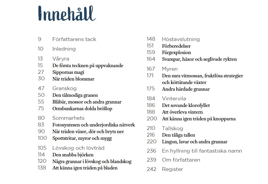Insidesbild ur boken: Nyfiken på skog