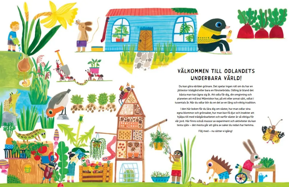 Insidesbild ur boken: En liten odlares handbok