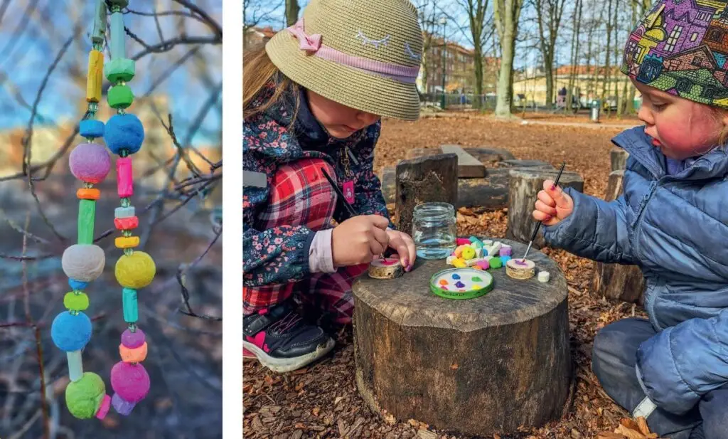 Insidesbild ur boken: Skapa utomhus