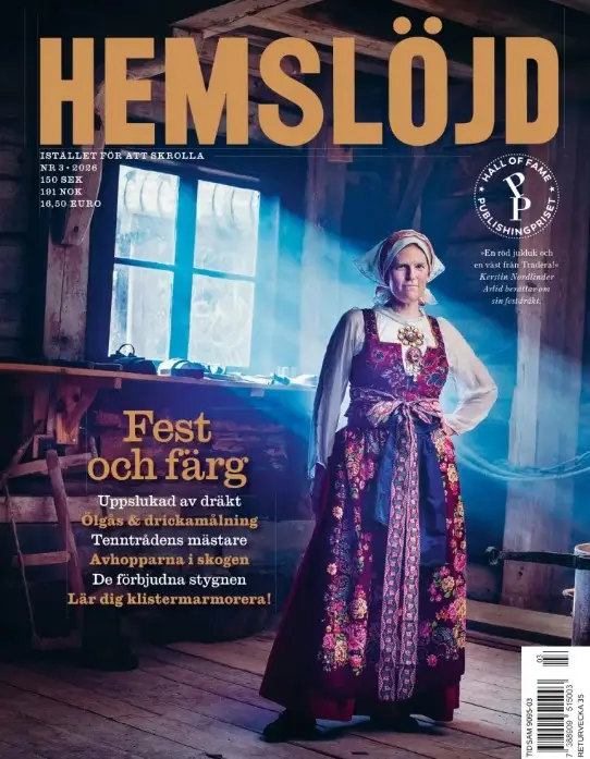 Tidningen Hemslojd nr 3 2026
