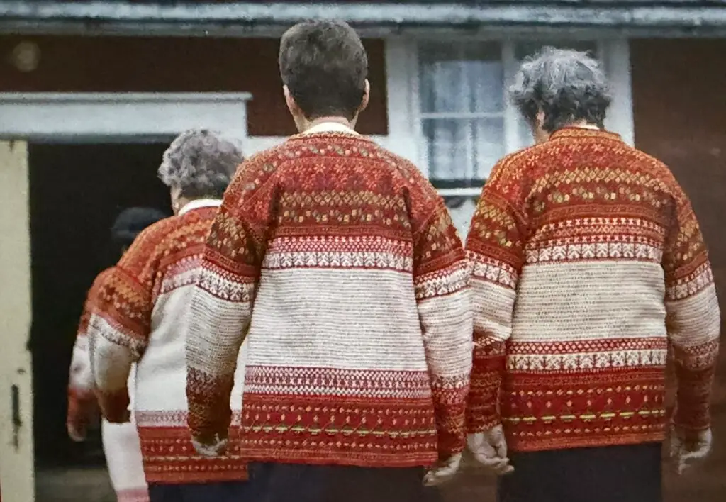 Insidesbild ur boken: Korsnäströjan