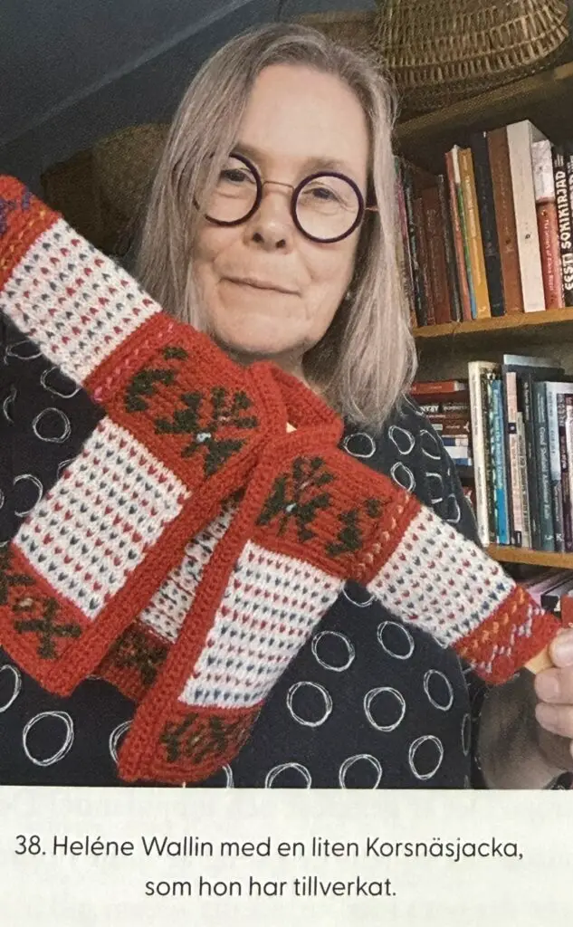 Insidesbild ur boken: Korsnäströjan