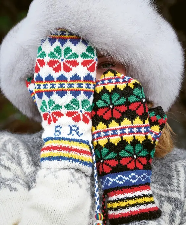 Insidesbild ur boken: Sticka Sápmi