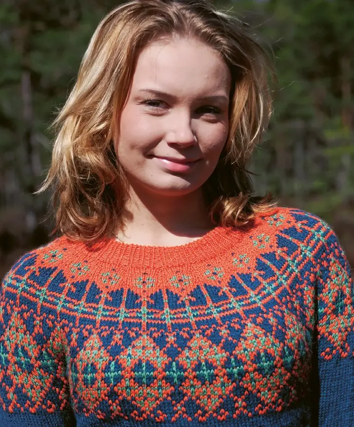 Insidesbild ur boken: Sticka Sápmi