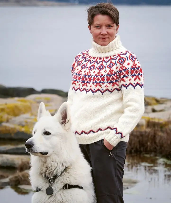 Insidesbild ur boken: Sticka Sápmi