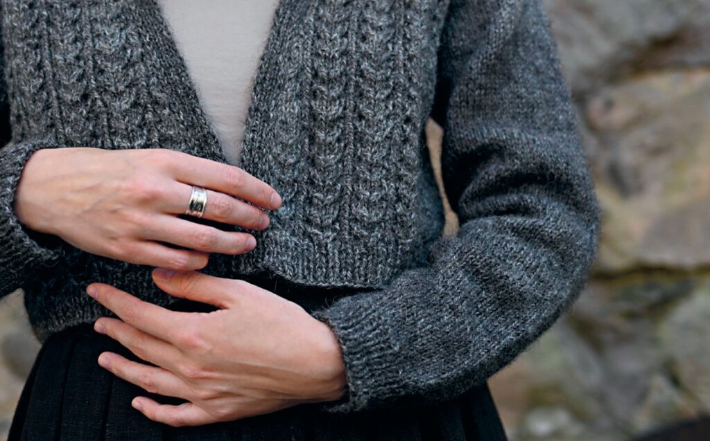 Insidesbild ur boken: Sticka i svensk ull. Foto: Susanne Sadri