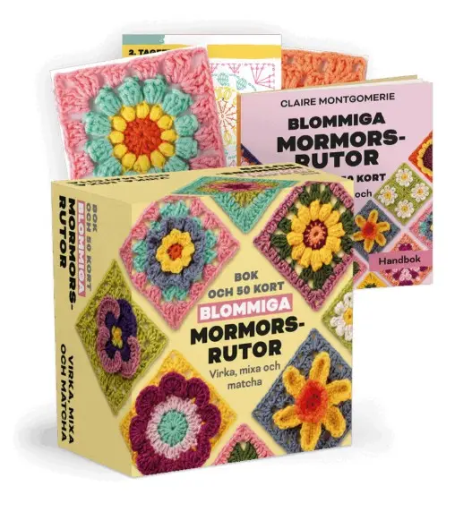 Blommiga mormorsrutor