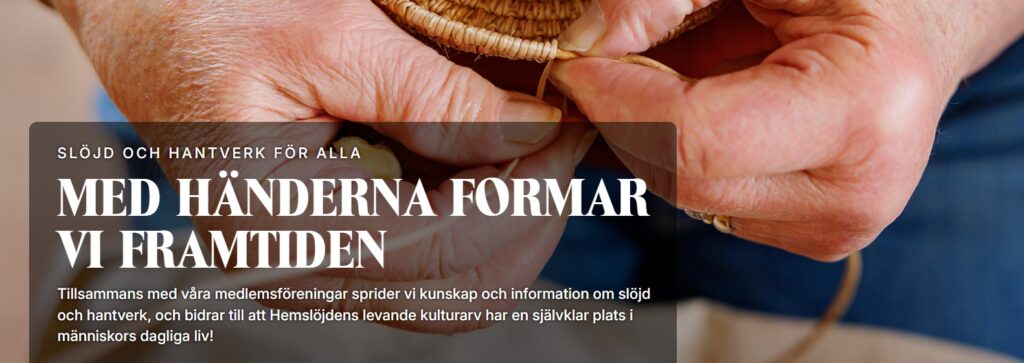 Med händerna formar vi framtiden
