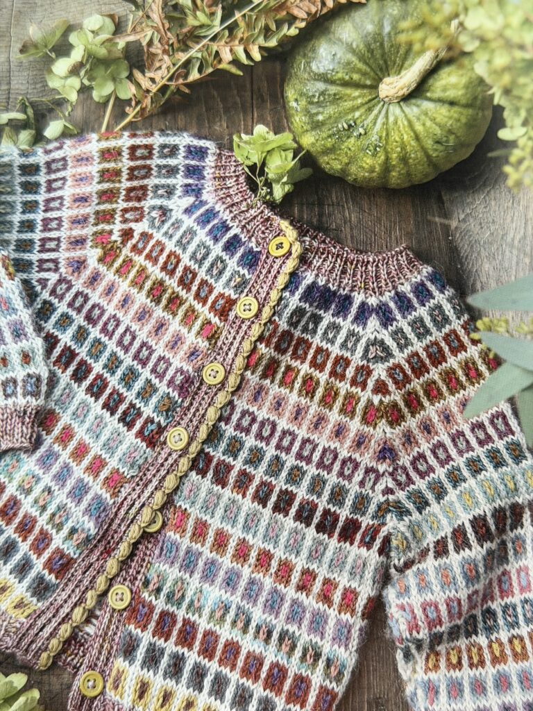 Insidesbild ur boken: Sticka norska koftor och tröjor