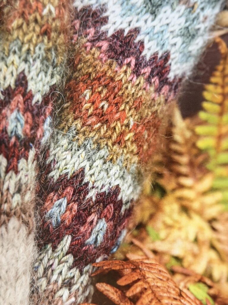 Insidesbild ur boken: Sticka norska koftor och tröjor